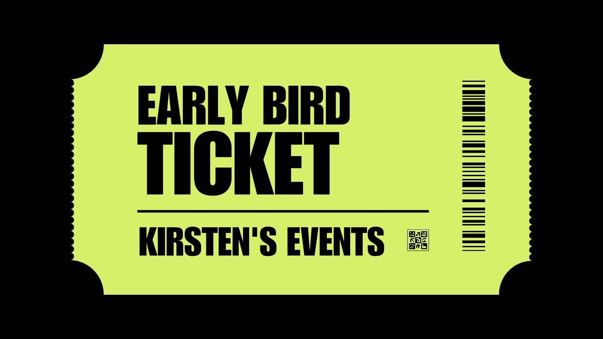 Early Bird Ticket